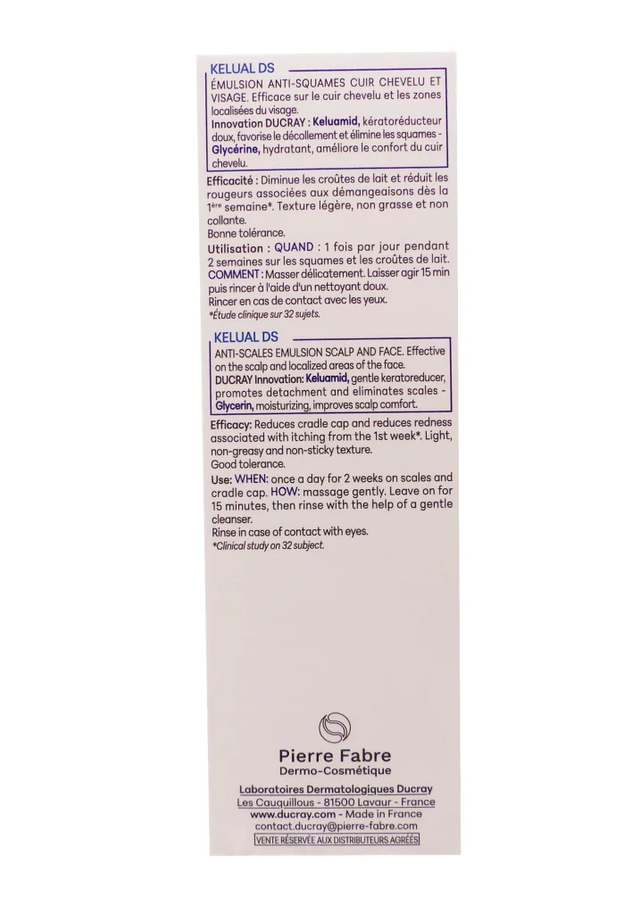 DUCRAY KELUAL EMULSION KERATOREDUCTRICE 50 ML 5 kelual ds dos