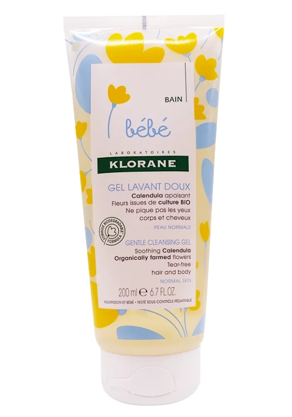 klorane bébé gel lavant doux 200 ml