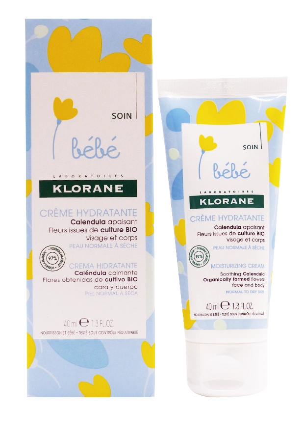 KLORANE BEBE CREME HYDRATANTE 40 ML 2 klorane crème hydratante 40 ml