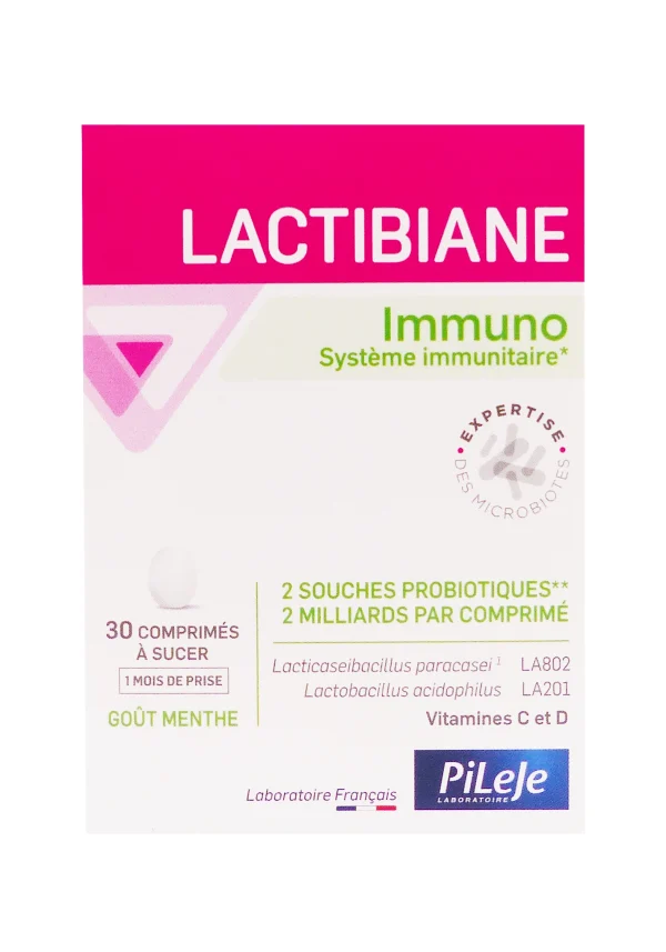 lactibiane immuno 30 comprimés à sucer pileje