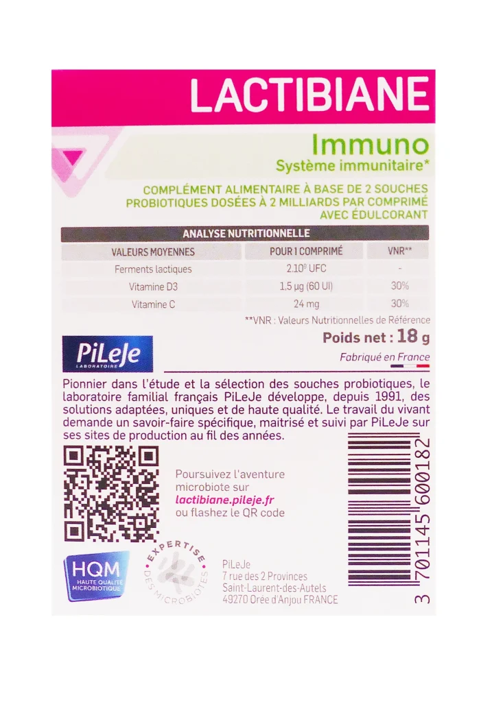 lactibiane immuno dos