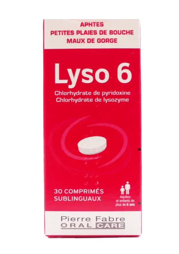 lyso 6 30 comprimés sublinguaux