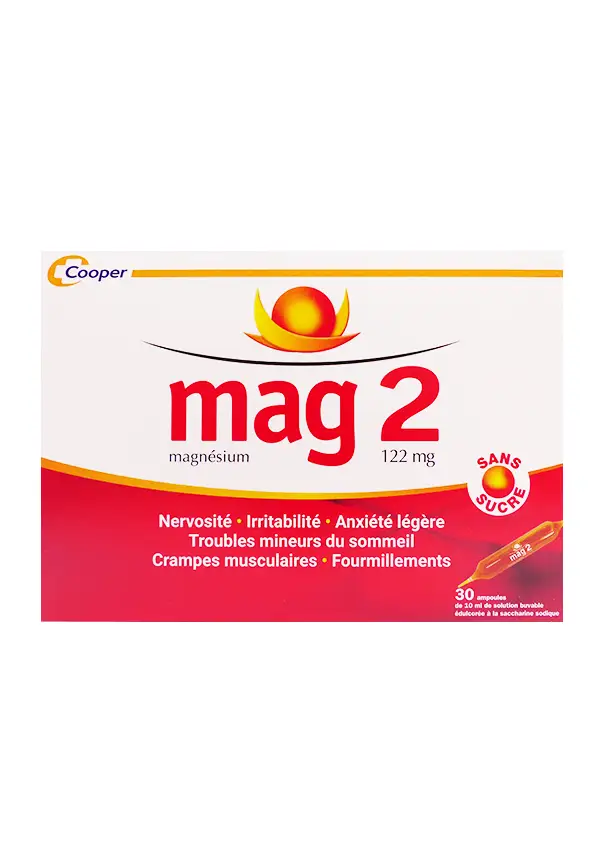 Magnésium mag 2 30 ampoules 10 mL