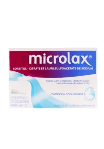 microlax boite de 12 unidoses