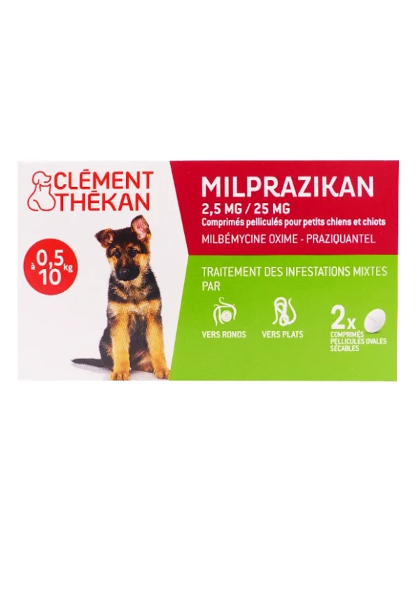 milprazikan chien 10 kg