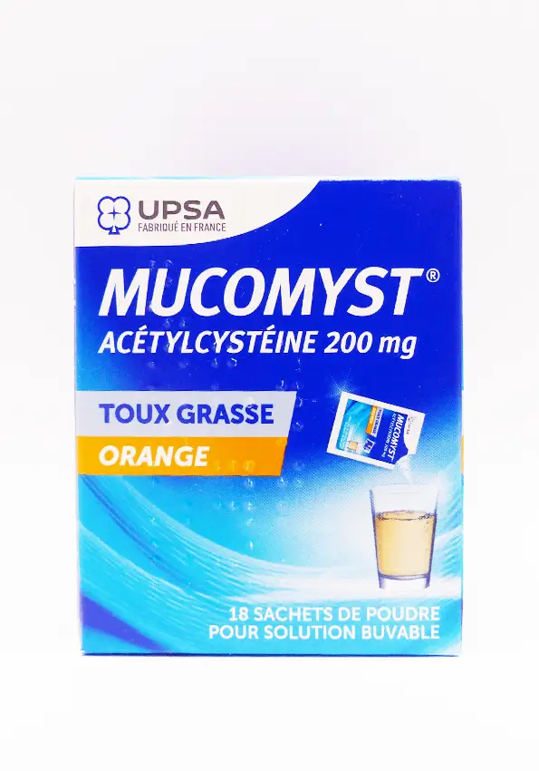 Mucomyst 200 mg 18 sachets