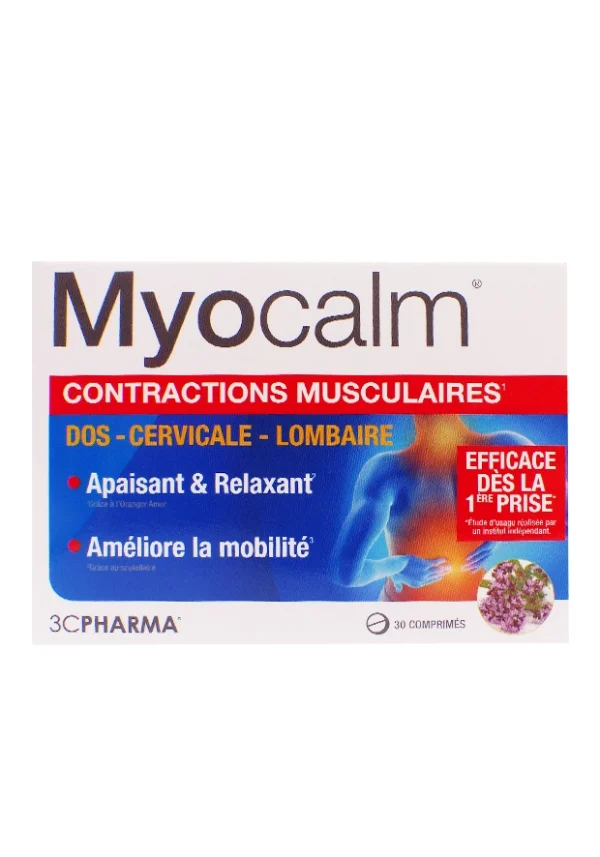 myocalm contractions musculaires 30 comprimés