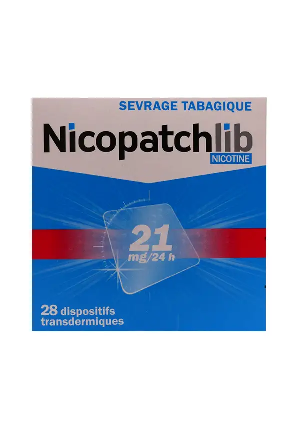 nicopatchlib 21mg 28 patchs