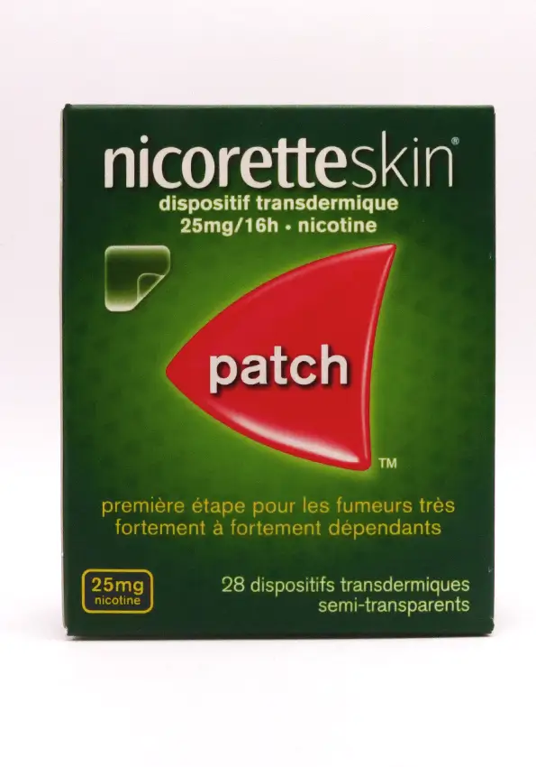 nicoretteskin patch 25mg 28 patchs