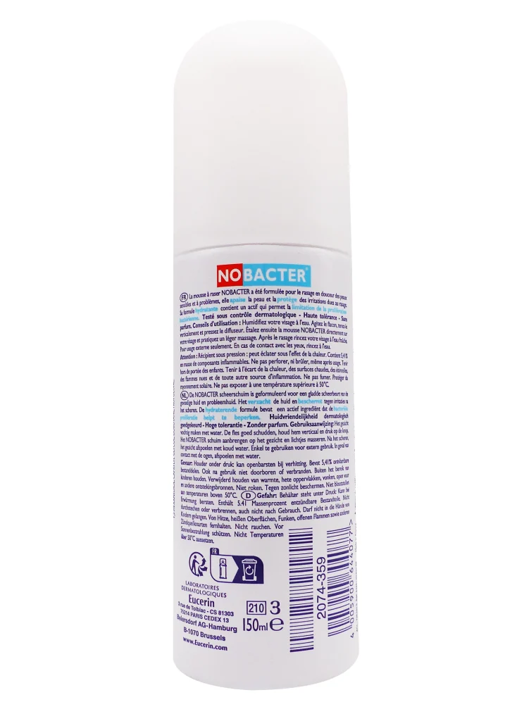 NOBACTER MOUSSE DE RASAGE 150ML 4 nobacter dos