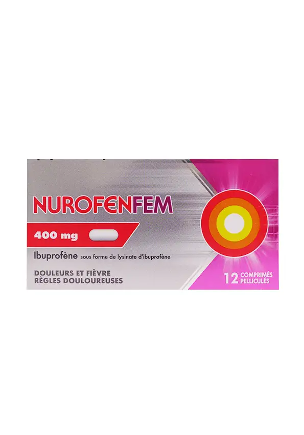 Nurofenfem 400 mg 12 comprimés pelliculés