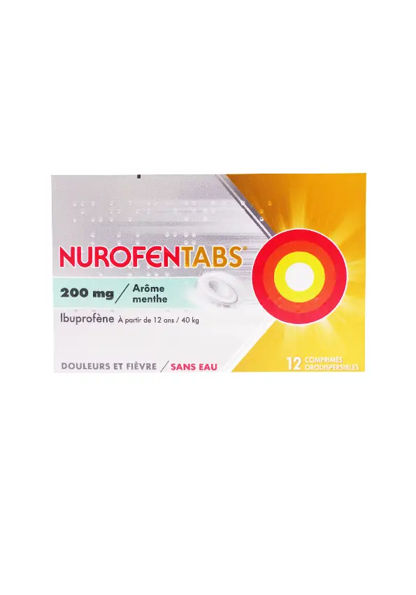 Nurofentabs 200 mg 12 comprimés orodispersibles