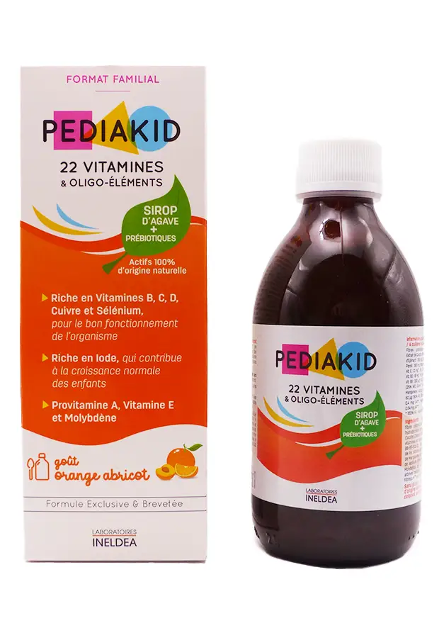 pediakid 22 vitamines et oligo éléments