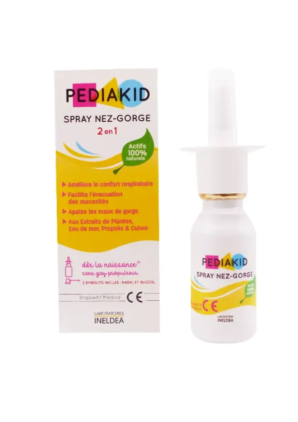 pediakid spray nez gorge 2 en 1