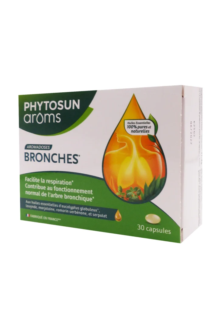 PHYTOSUN ARÔMS AROMADOSES BRONCHES 30 CAPSULES 2 phytosun aroms 30 capsules