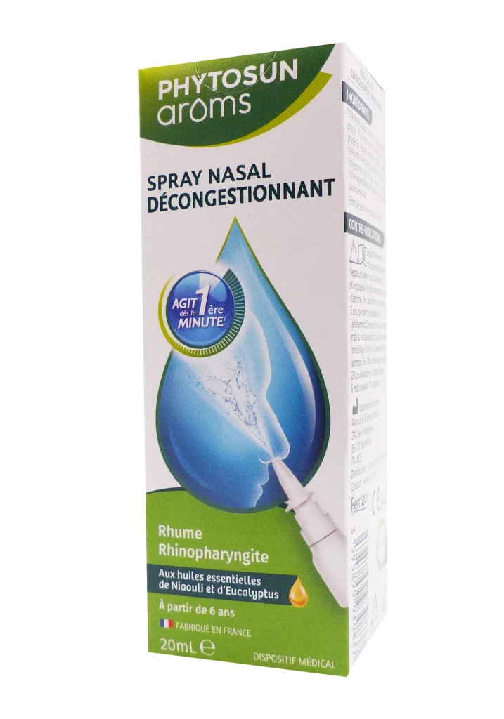 PHYTOSUN ARÔMS SPRAY NASAL DECONGESTIONNANT 20ML 2 phytosun spray nasal decongestionnant