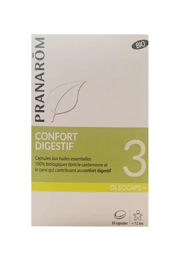 capsules confort digestif bio oleocaps + pranarom