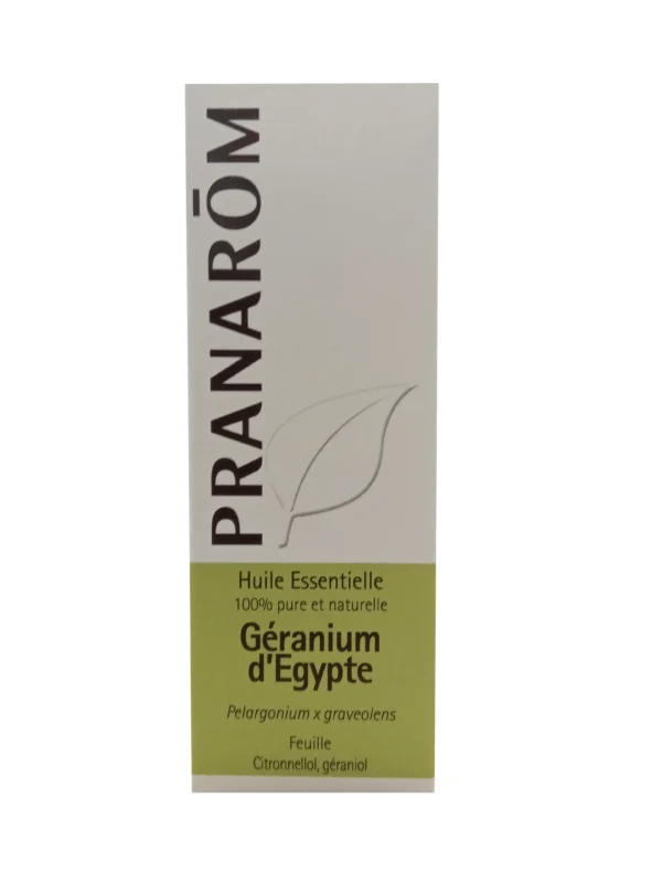 Huile essentielle de géranium d'égypte 10 mL Pranarom