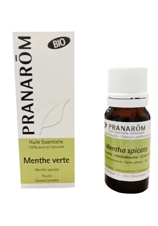 Huile essentielle de menthe verte bio 10 mL pranarom