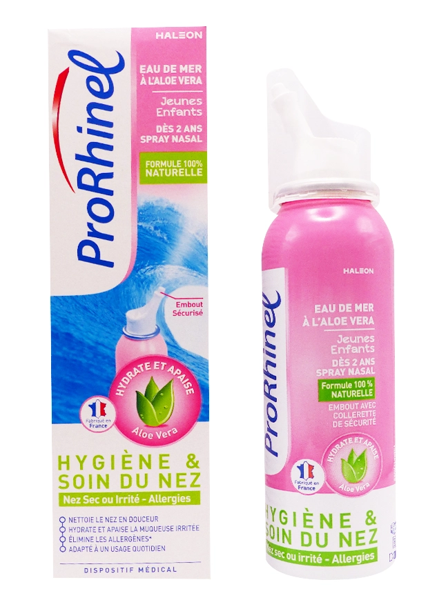 PRORHINEL HYGIENE & SOIN DU NEZ ALOE VERA SPRAY NASAL 100 ML 9 prorhinel aloe vera