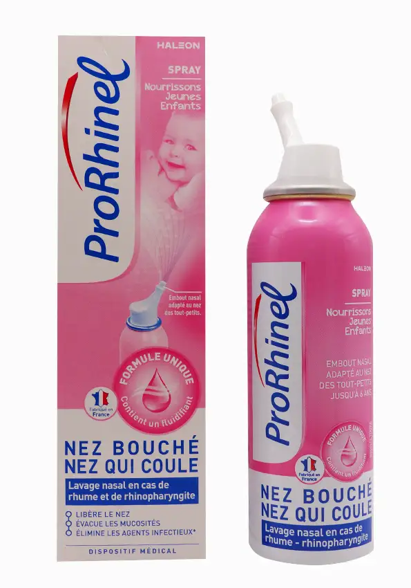 prorhinel nez bouché nez qui coule enfant