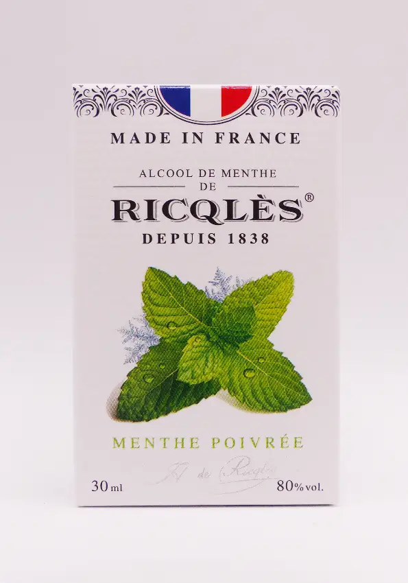 riclès 30 ml alcool de menthe