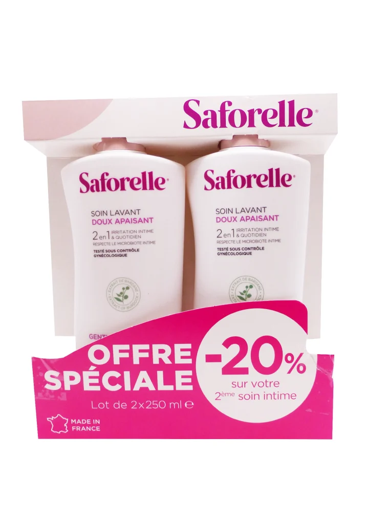SAFORELLE SOIN LAVANT DOUX 2X250 ML 2 saforelle lot 20