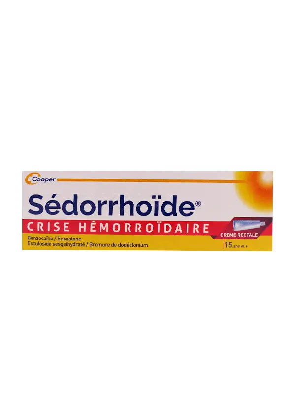 sedorrohide crème rectale