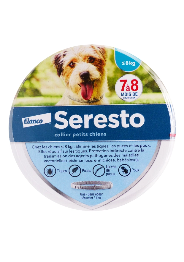 seresto colliet petit chien inf 8 kg