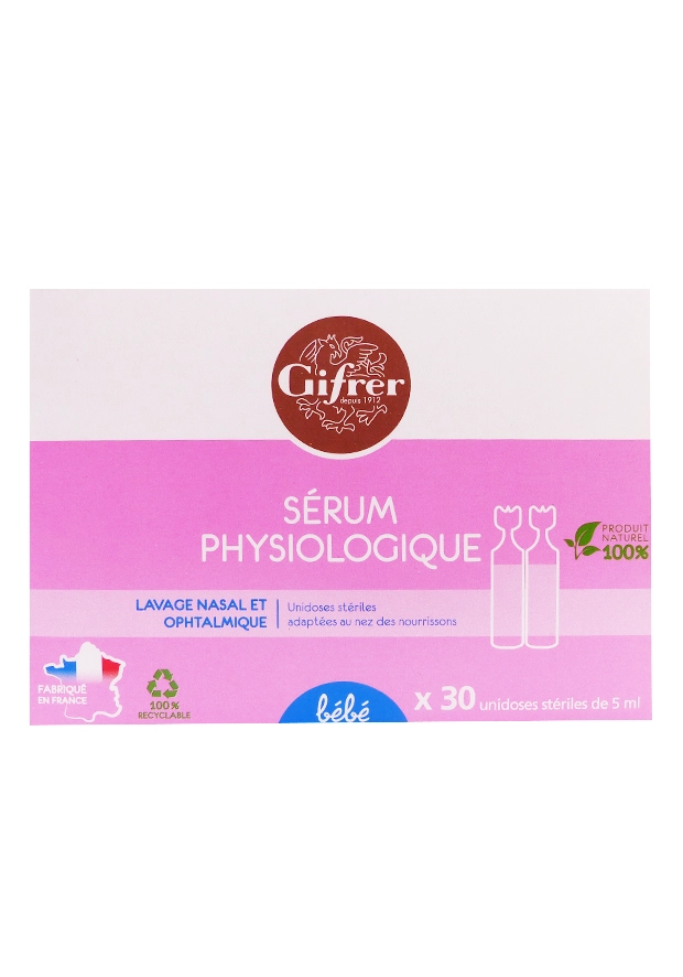 serum physiologique 30 unidoses gifrer