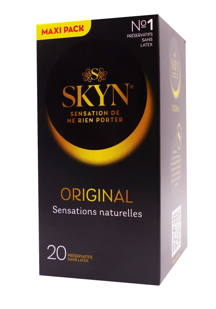 MANIX SKYN ORIGINAL PRESERVATIFS SANS LATEX 20 UNITES 2 skyn original 20 preservatifs