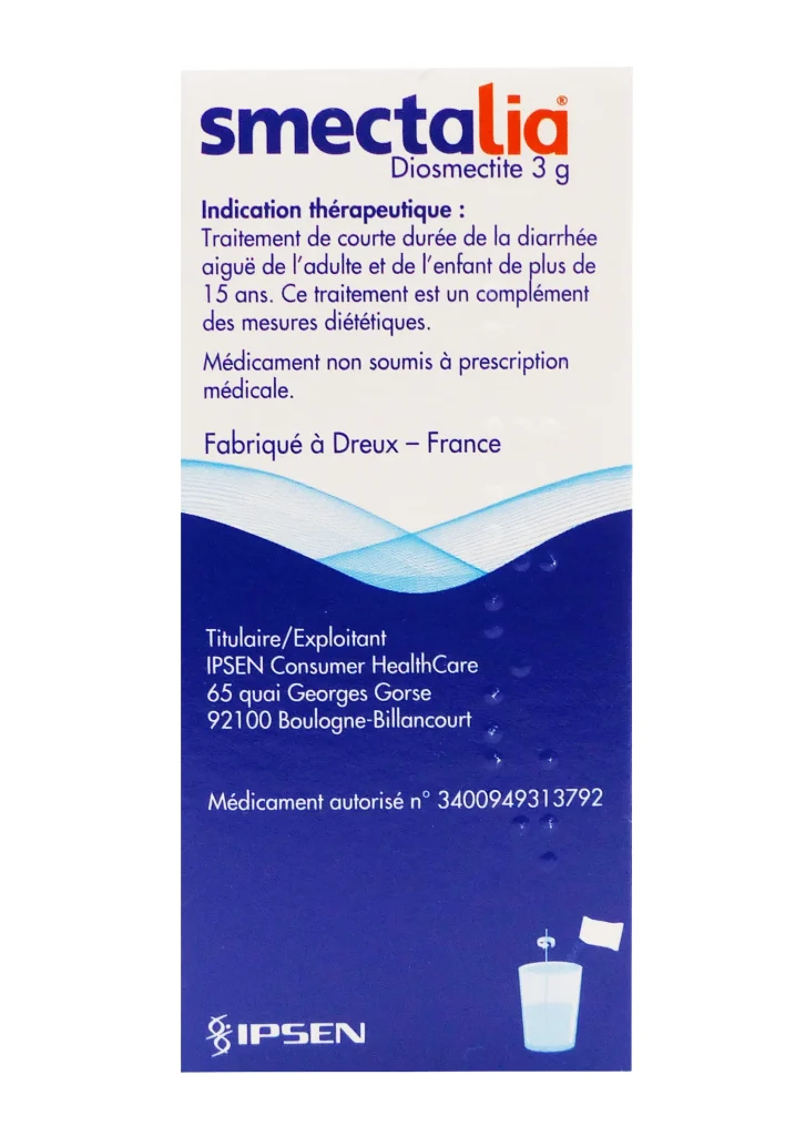 SMECTALIA ORANGE-VANILLE 18 SACHETS 5 smectalia