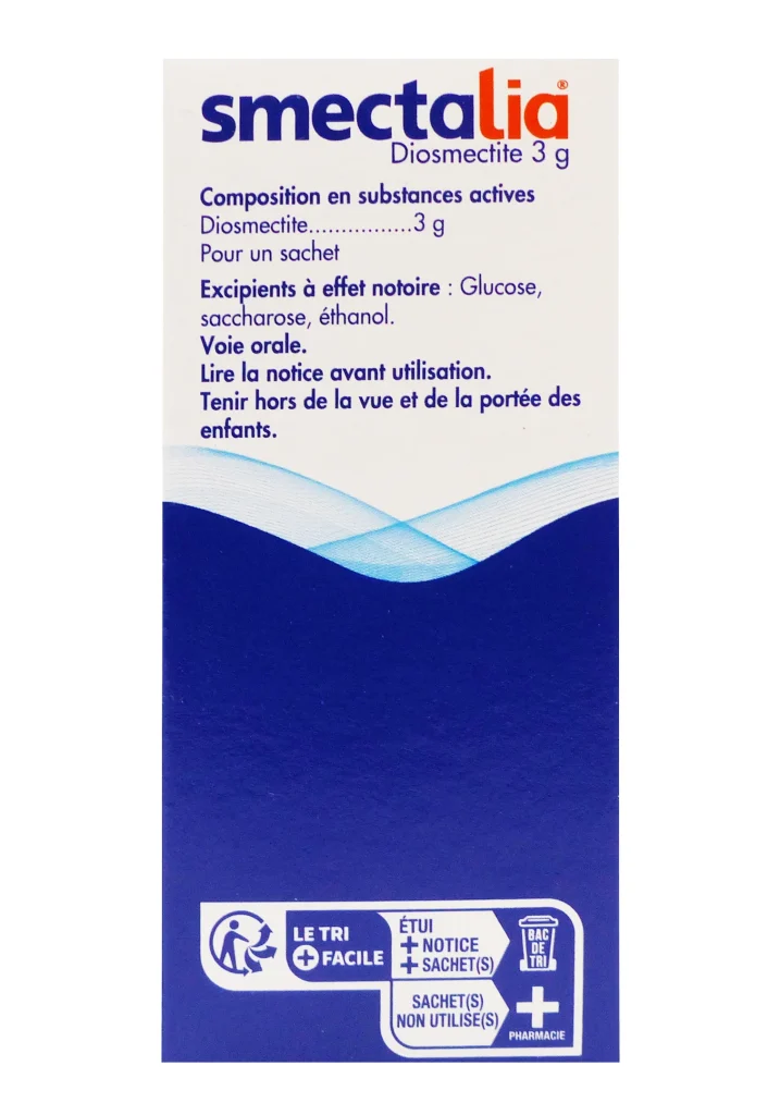 SMECTALIA ORANGE-VANILLE 18 SACHETS 4 smectalia 3g dos