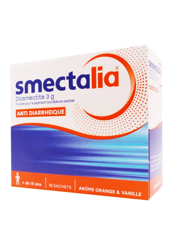 SMECTALIA ORANGE-VANILLE 18 SACHETS 3 smectalia arome orange vanille