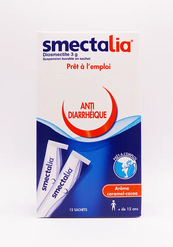 smectalia diosmectite 3g anti diarrhéique 12 sachets caramel cacao