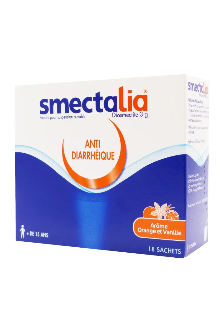 SMECTALIA ORANGE-VANILLE 18 SACHETS 3 smectalia sachets