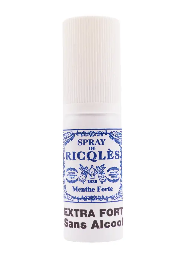 spray de ricqles menthe forte sans alcool