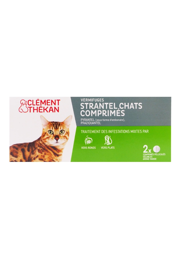 strantel chat comprimes
