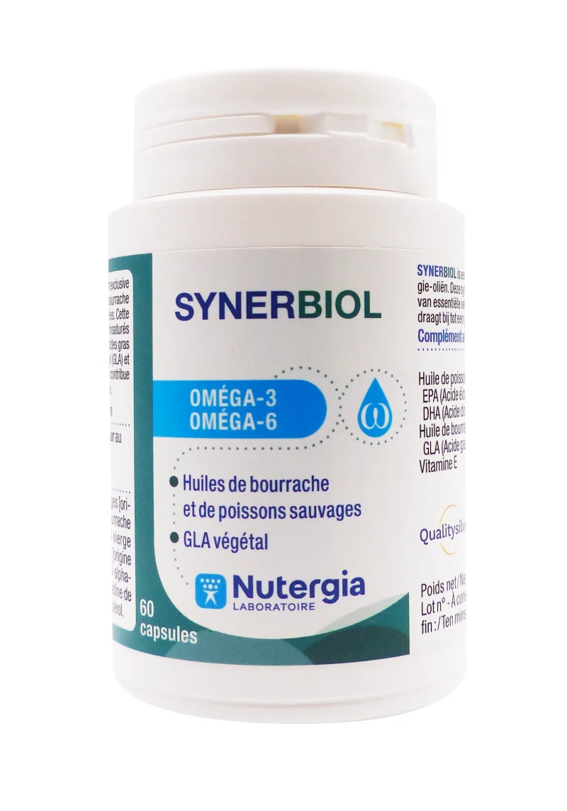 synerbiol 60 capsules nutergia