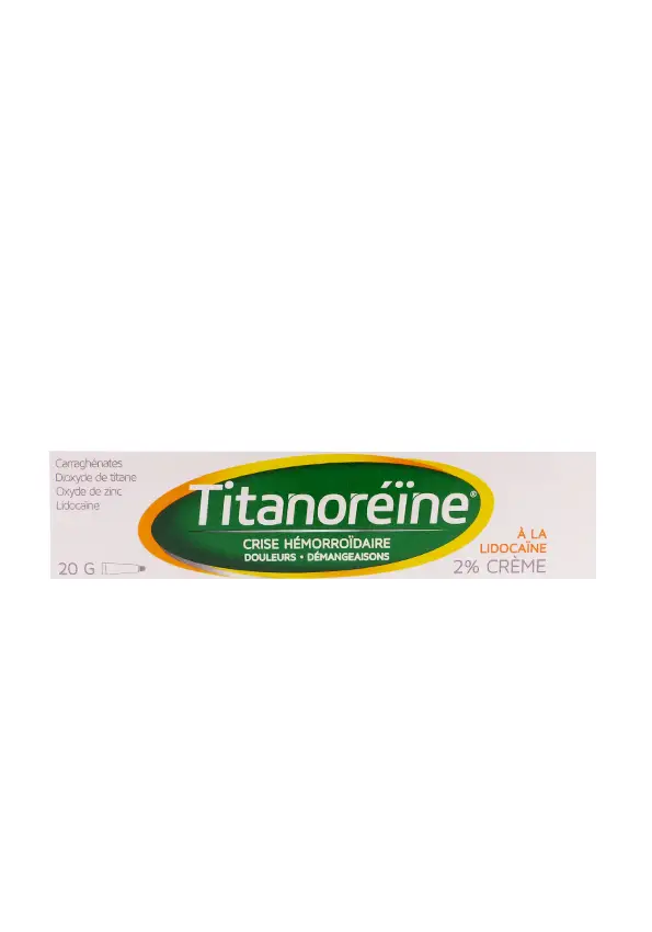 titanoreine lidocaine 2% crème 20g