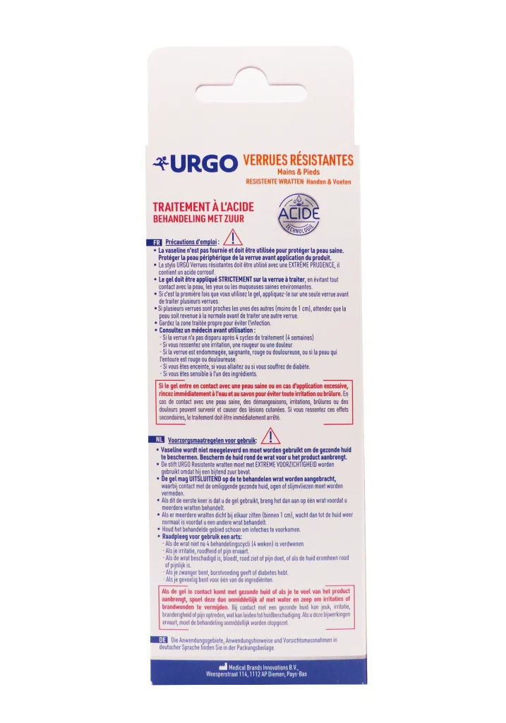 URGO VERRUES RESISTANTES STYLO 2 G 3 urgo dos