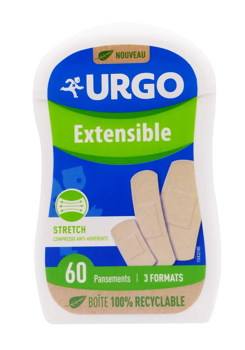 urgo extensible 60 pansements 3 formats