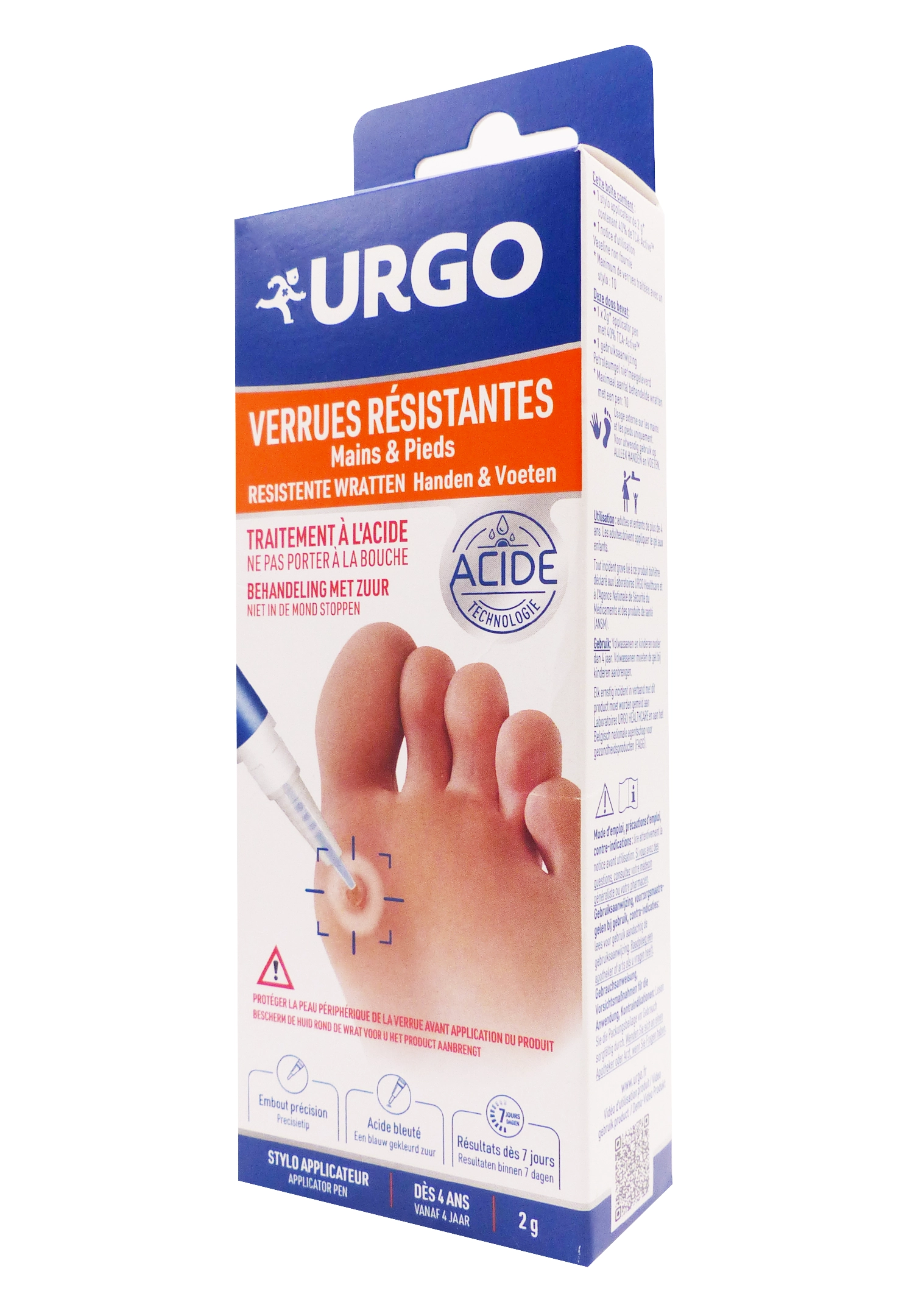 URGO VERRUES RESISTANTES STYLO 2 G 1 urgo verrues persistantes