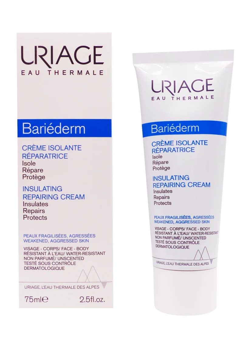 uriage bariéderm creme isolante réparatrice 75 ml
