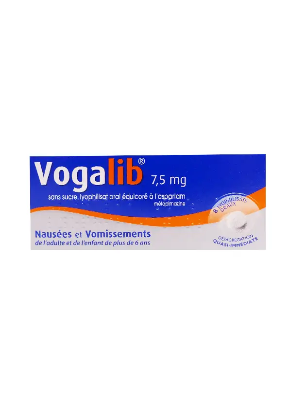 vogalib 7,5mg 8lyophilisats oraux