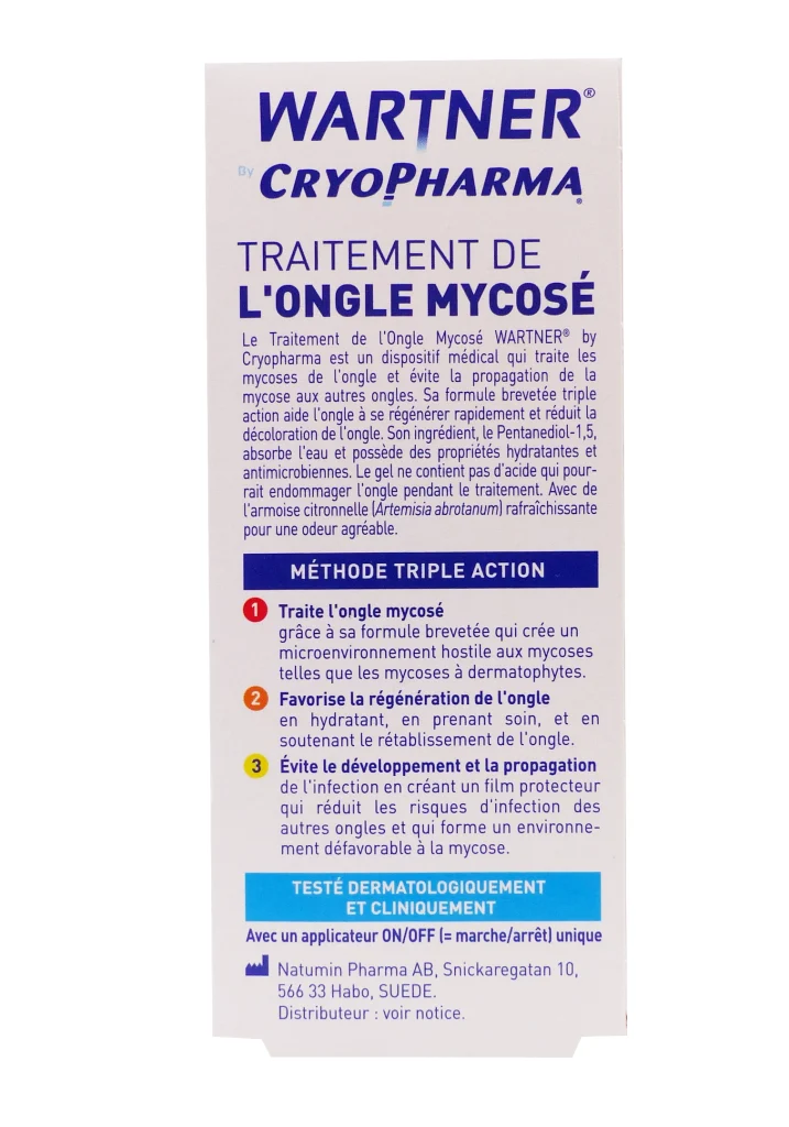 CRYOPHARMA ONGLE MYCOSE 7 ML 3 wartner dos