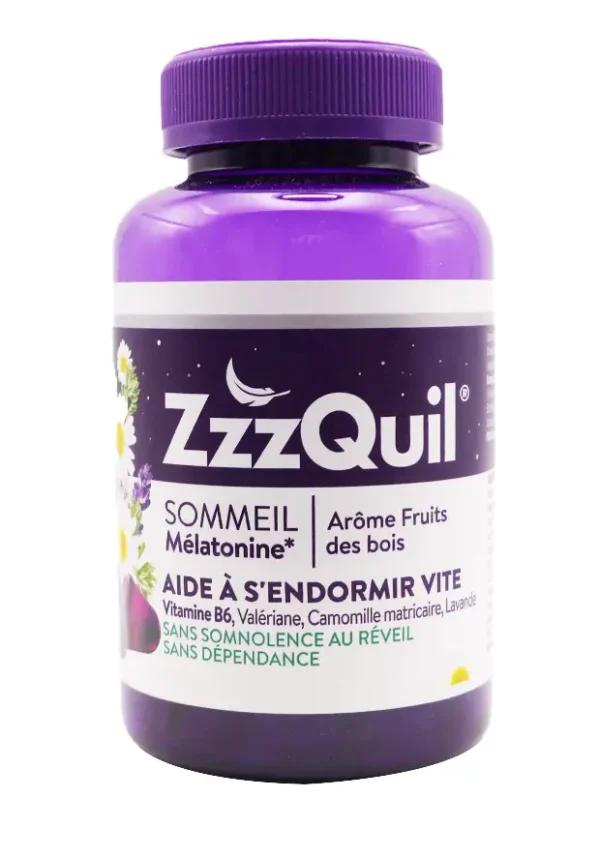 ZzzQuil sommeil fruit des bois 60 gommes