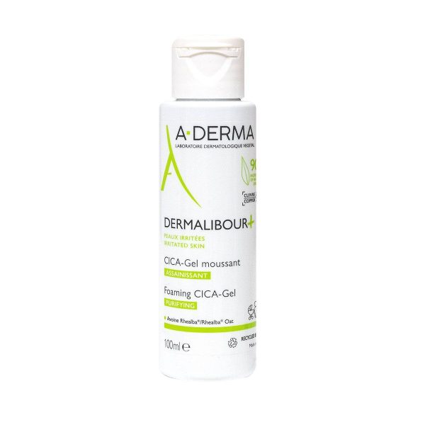 A-DERMA DERMALIBOUR+ CICA-GEL MOUSSANT ASSAINISSANT 100ML