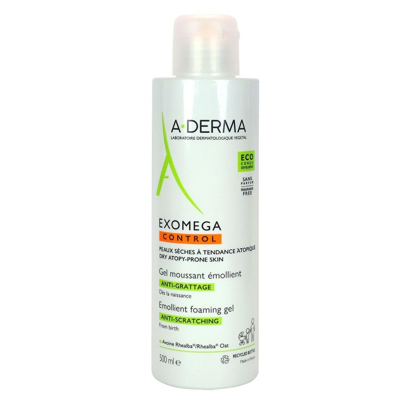 A-DERMA EXOMEGA CONTROL GEL MOUSSANT EMOLLIEN 500ML