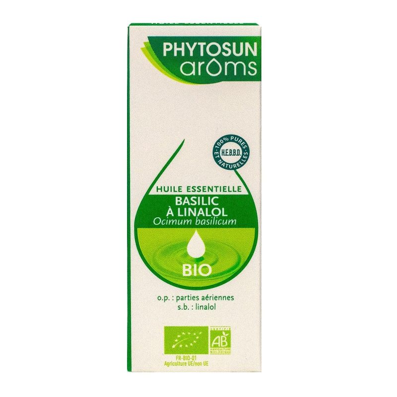 PHYTOSUN ARÔMS HUILE ESSENTIELLE BASILIC A LINALOL BIO 5ML